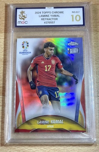 Lamine Yamal 2024 Topps Chrome Refractor
