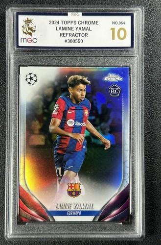Lamine Yamal 2023 Topps Chrome Refractor /550