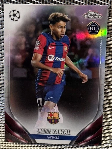 Lamineé Yamal 2023 Topps Chrome Refractor