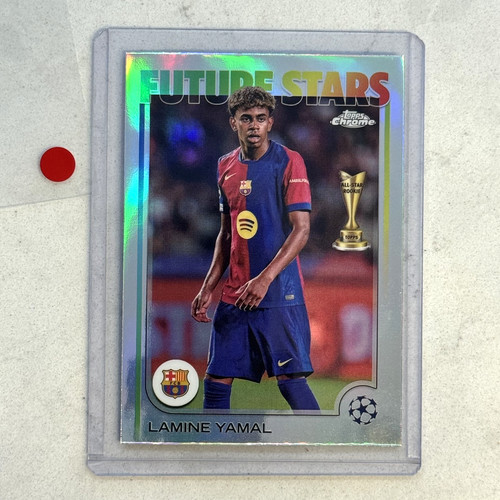 Lamine Yamal 2024 Topps Chrome Refractor