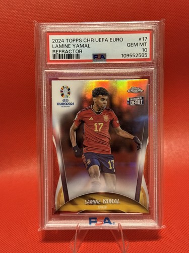 Lamine Yamal 2024 Topps Chrome Refractor