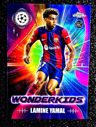 Lamine Yamal 2023 Topps Chrome Refractor