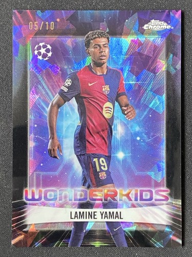 Lamine Yamal 2024 Topps Chrome Sapphire /10