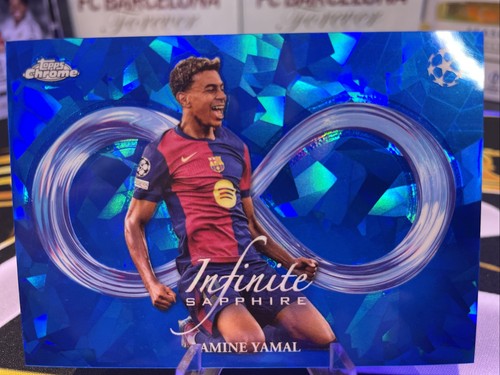 Lamine Yamal 2024 Topps Chrome Sapphire