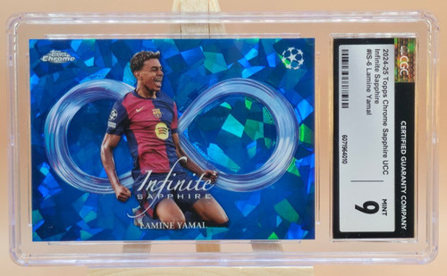 Lamine Yamal 2024 Topps Chrome Sapphire