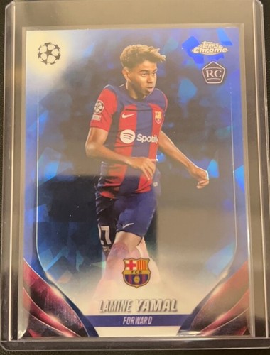 Lamine Yamal 2023 Topps Chrome Sapphire