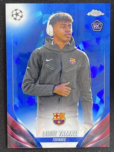 Lamine Yamal 2023 Topps Chrome Sapphire