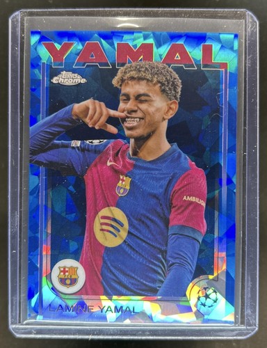 Lamine Yamal 2024 Topps Chrome Sapphire