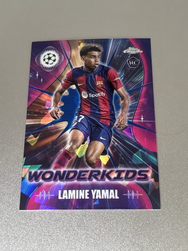 Lamine Yamal 2023 Topps Chrome Sapphire