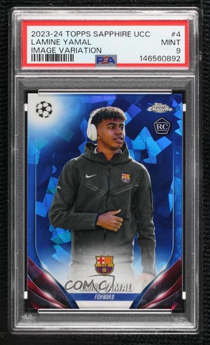 Lamine Yamal 2023 Topps Chrome Sapphire