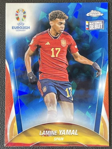 Lamine Yamal 2024 Topps Chrome Sapphire