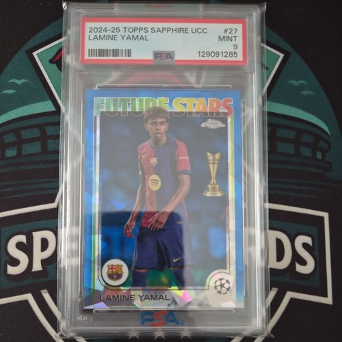 Lamine Yamal 2024 Topps Chrome Sapphire