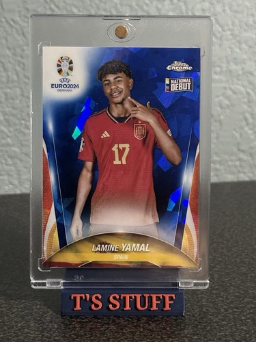 Lamine Yamal 2024 Topps Chrome Sapphire Edition