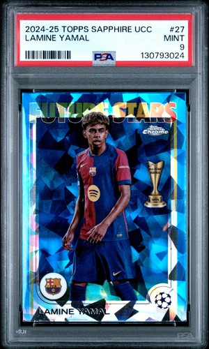 Lamine Yamal 2024 Topps Chrome Sapphire Edition