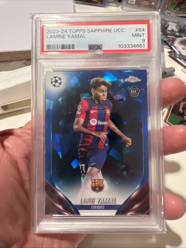 Lamine Yamal 2023 Topps Chrome Sapphire Edition