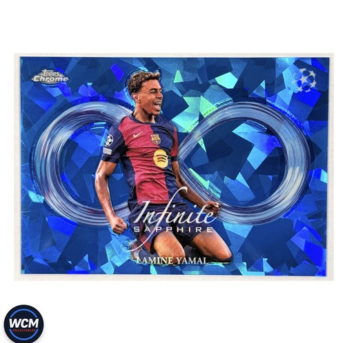 Lamine Yamal 2024 Topps Chrome Sapphire Infinite