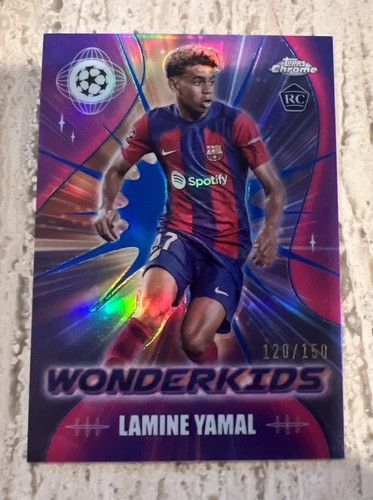 Lamine Yamal 2023 Topps Chrome Sapphire Sapphire Blue /150