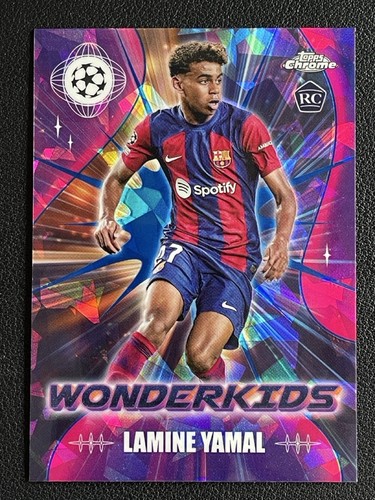 Lamine Yamal 2023 Topps Chrome Sapphire #WK-3