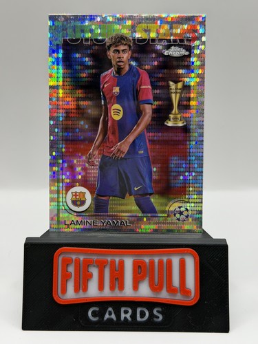 Lamine Yamal 2025 Topps Chrome Sparkle