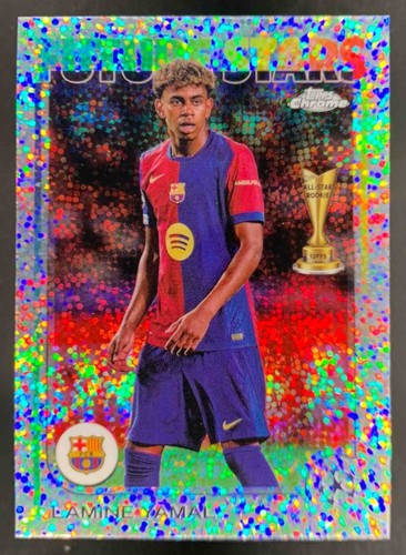 Lamine Yamal 2024 Topps Chrome Speckle Refractor