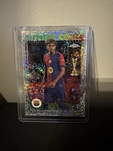 Lamine Yamal 2024 Topps Chrome Speckles Refractor