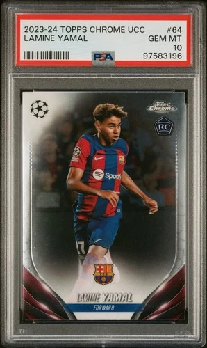 Lamine Yamal 2023 Topps Chrome UCC #64