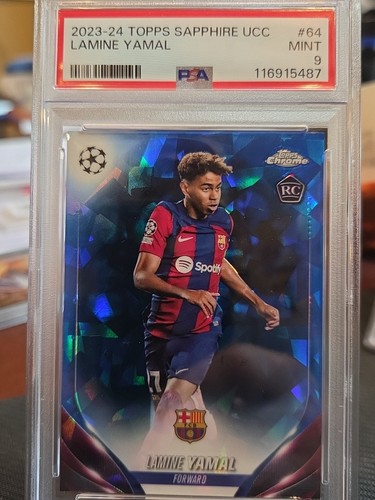Lamine Yamal 2023 Topps Chrome UCC Sapphire Edition