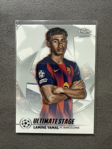 Lamine Yamal 2025 Topps Chrome UEFA