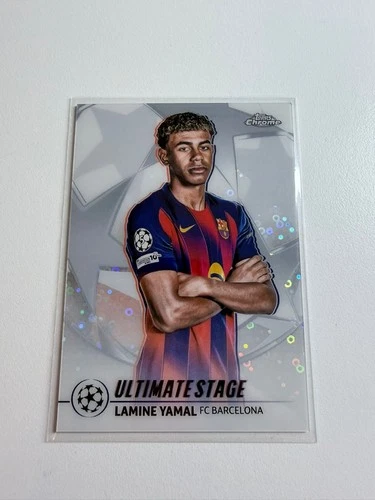 Lamine Yamal 2025 Topps Chrome UEFA Champions League