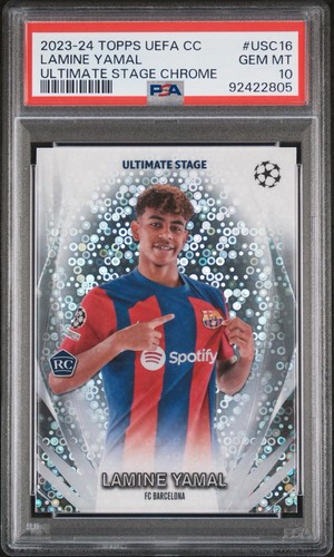 Lamine Yamal 2023 Topps Chrome UEFA Chrome
