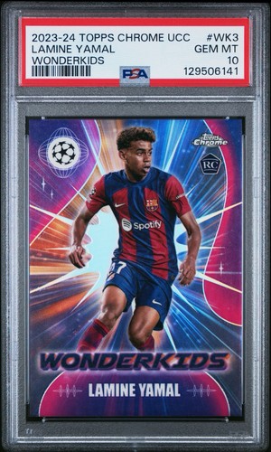 Lamine Yamal 2023 Topps Chrome UEFA Club Competition