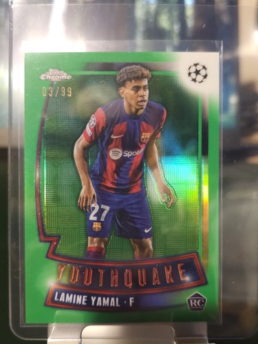 Lamine Yamal 2024 Topps Chrome UEFA Club Competition /99