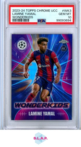Lamine Yamal 2023 Topps Chrome UEFA Club Competitions