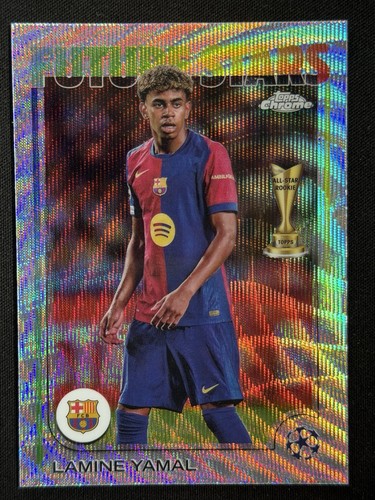 Lamine Yamal 2024 Topps Chrome UEFA Club Competitions Wave