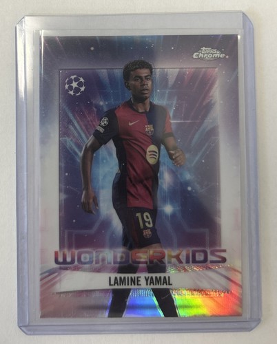 Lamine Yamal 2024 Topps Chrome UEFA Club Competitions WK-1