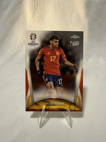 Lamine Yamal 2024 Topps Chrome UEFA EURO 17
