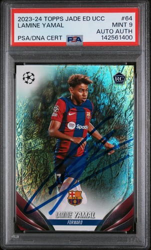 Lamine Yamal 2024 Topps Chrome UEFA Jade