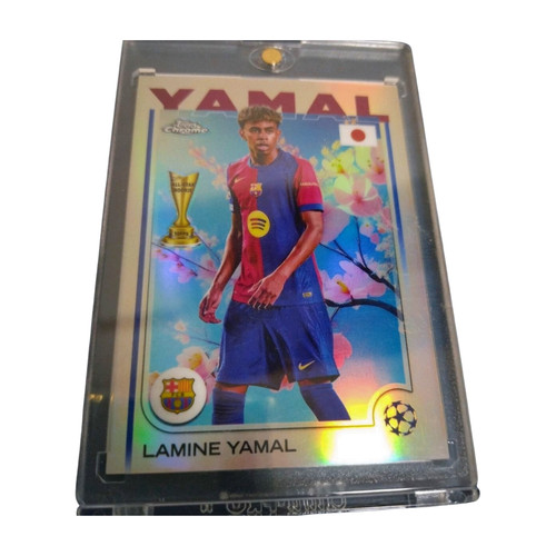 Lamine Yamal 2025 Topps Chrome UEFA Japan Edition Sakura #27