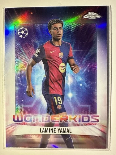 Lamine Yamal 2024 Topps Chrome UEFA Logofractor
