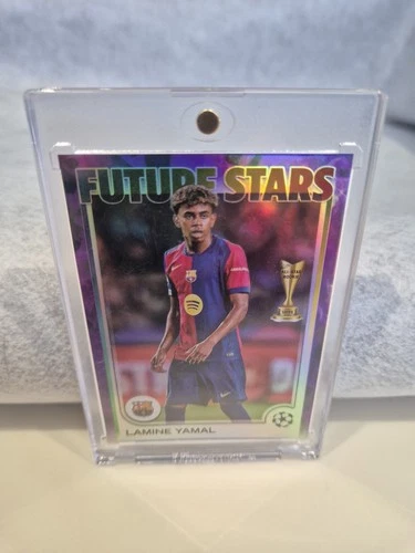 Lamine Yamal 2024 Topps Chrome UEFA Refractor /299