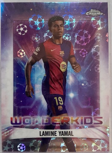 Lamine Yamal 2024 Topps Chrome UEFA Starball Logofractor