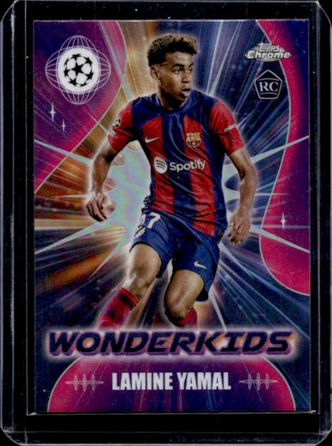 Lamine Yamal 2023 Topps Chrome UEFA #WK-3