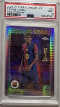 Lamine Yamal 2024 Topps Chrome Violet /299