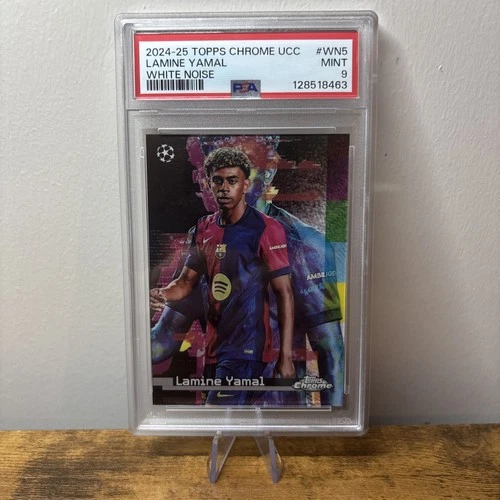 Lamine Yamal 2024 Topps Chrome White Noise