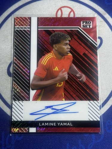 Lamine Yamal 2024 Leaf Collective Red Shimmer /4