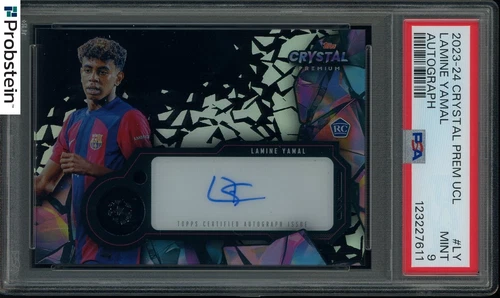 Lamine Yamal 2023 Topps Cristal Premium UCL