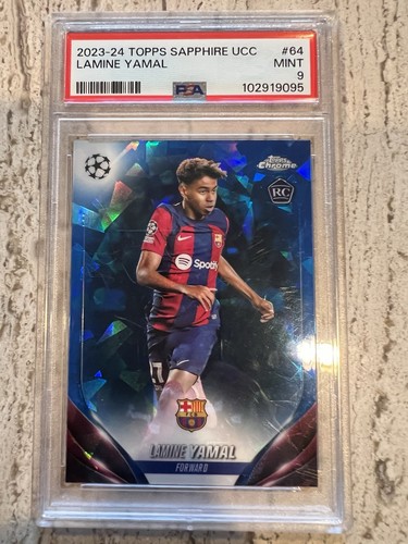 Lamine Yamal 2023 Topps Cromo Azul Zafiro
