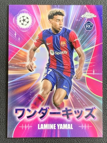 Lamine Yamal 2023 Topps Cromo UCC Edición Japón WK-3