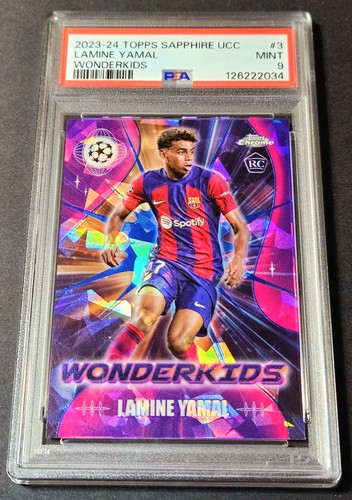 Lamine Yamal 2023 Topps Cromo UCC Sapphire