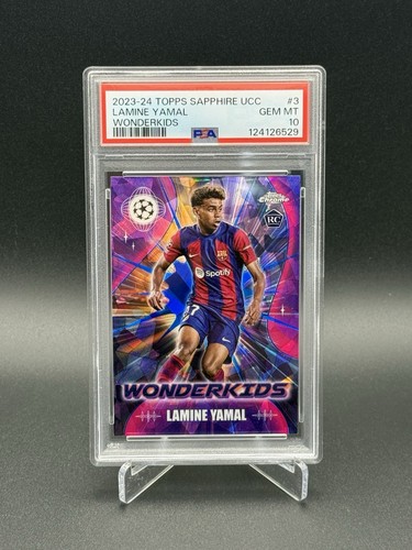 Lamine Yamal 2023 Topps Cromo UCC Zafiro